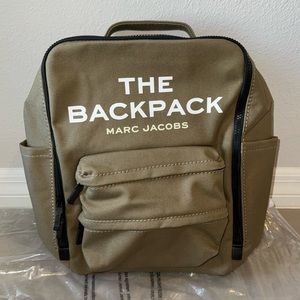 [NWT] Marc Jacobs Slate Green The Backpack